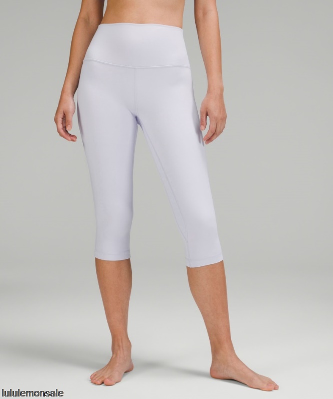 Lululemon Damen DELULU105 | Ausrichten Hochhaus Crop 17 Pastellblau